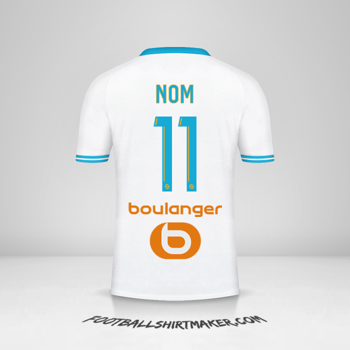 Maillot Olympique de Marseille 2023/2024 -  nom - 11