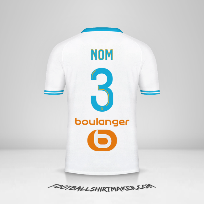 Maillot Olympique de Marseille 2023/2024 -  nom - 3