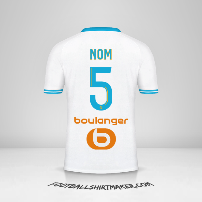 Maillot Olympique de Marseille 2023/2024 -  nom - 5