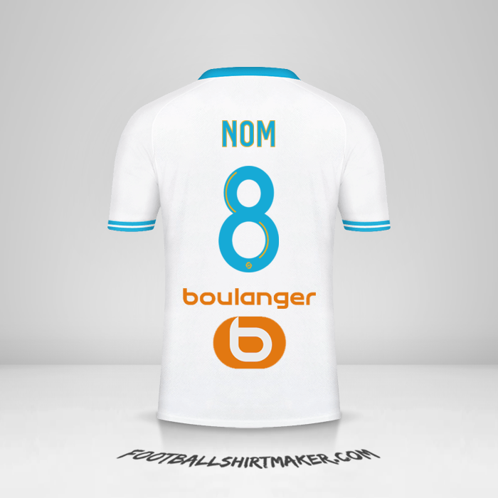 Maillot Olympique de Marseille 2023/2024 -  nom - 8