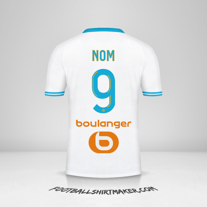 Maillot Olympique de Marseille 2023/2024 -  nom - 9