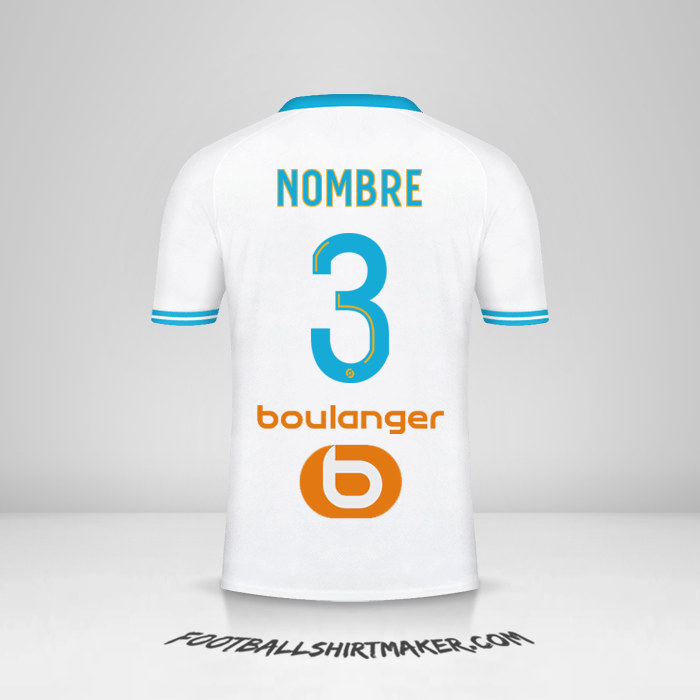 Camiseta Olympique de Marseille 2023/2024 -  nombre - 3