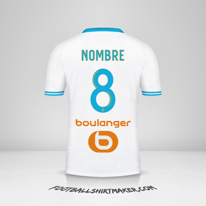 Jersey Olympique de Marseille 2023/2024 -  nombre - 8