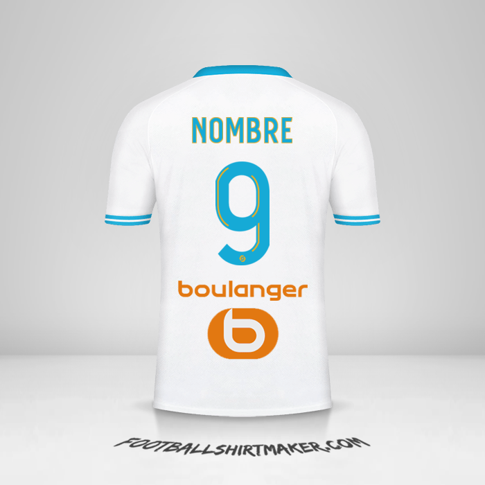 Camiseta Olympique de Marseille 2023/2024 -  nombre - 9