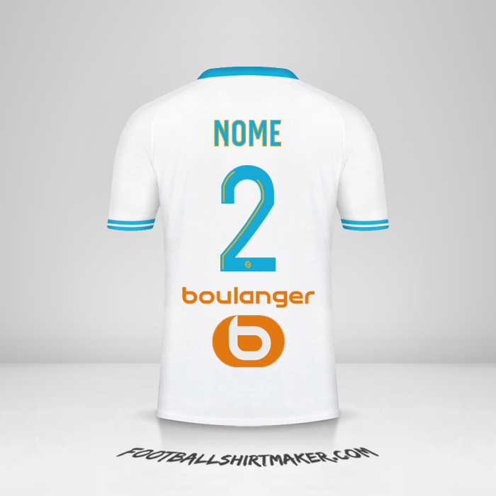 Maglia Olympique de Marseille 2023/2024 -  nome - 2