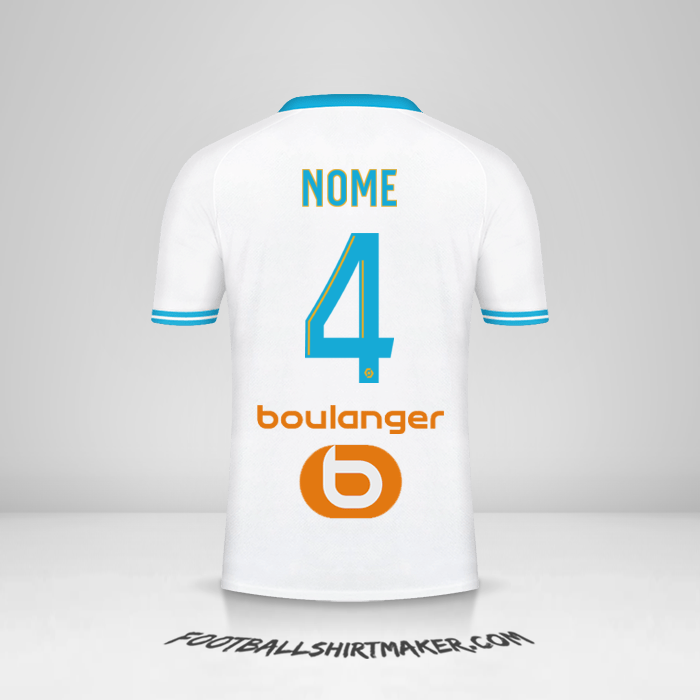 Camisa Olympique de Marseille 2023/2024 -  nome - 4