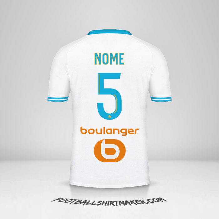 Camisola Olympique de Marseille 2023/2024 -  nome - 5