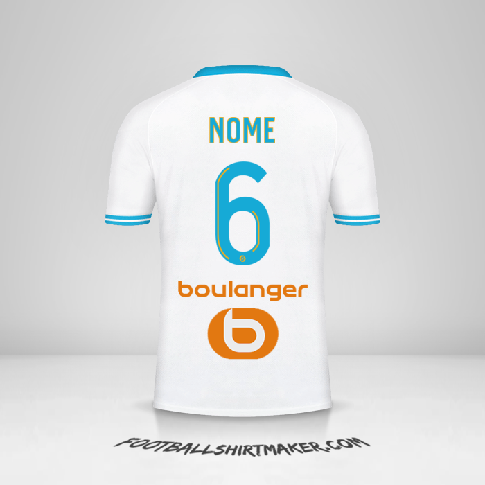 Camisa Olympique de Marseille 2023/2024 -  nome - 6