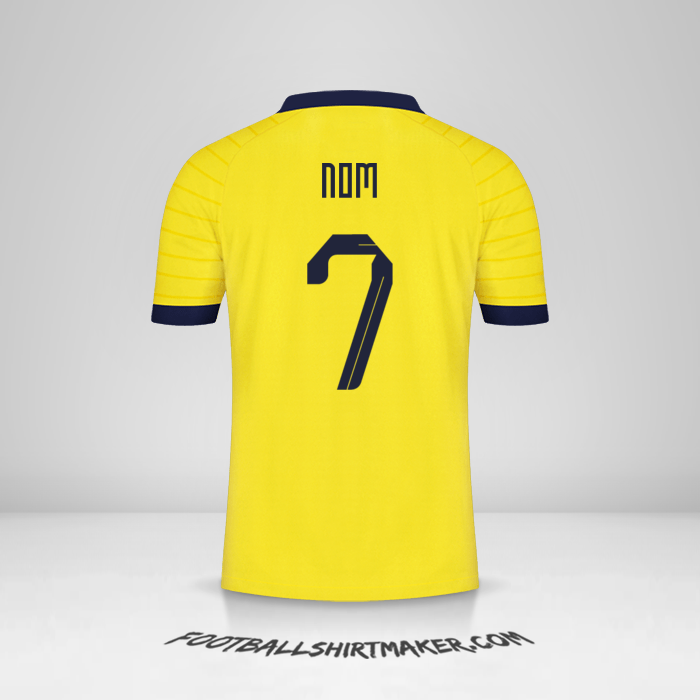 Maillot Équateur 2023 -  nom - 7