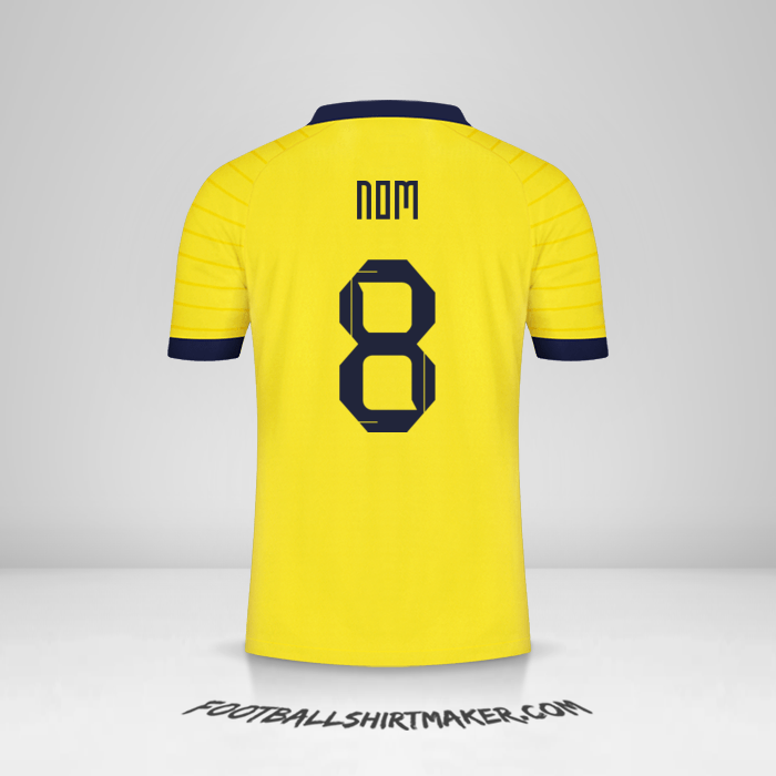 Maillot Équateur 2023 -  nom - 8