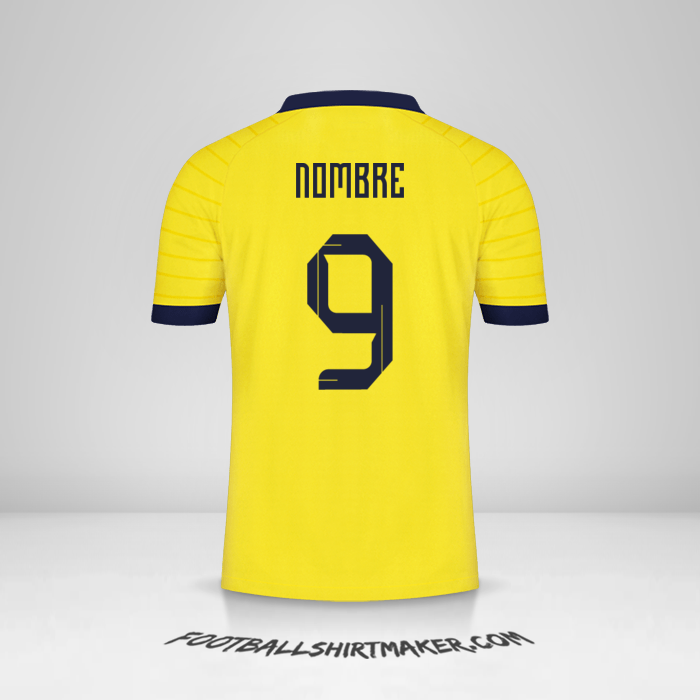 Camiseta Ecuador 2023 -  nombre - 9