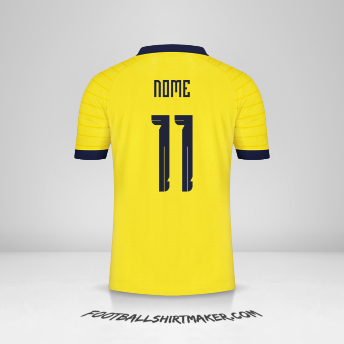Camisa Equador 2023 -  nome - 11