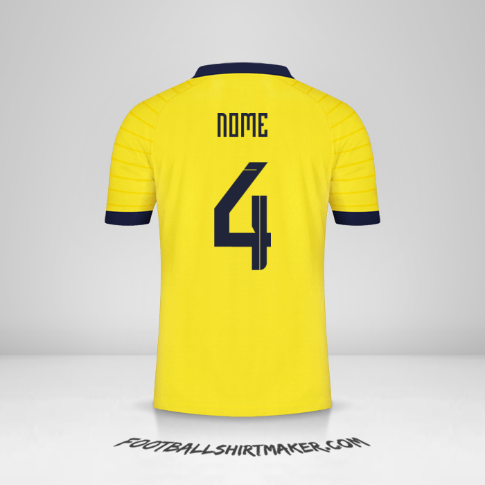 Maglia Ecuador 2023 -  nome - 4