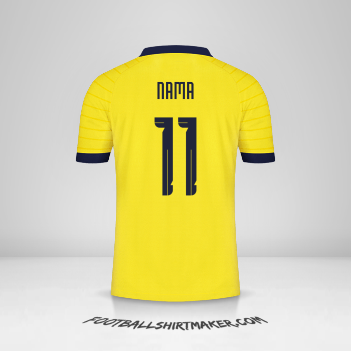 Jersey Ekuador 2023 -  nama - 11