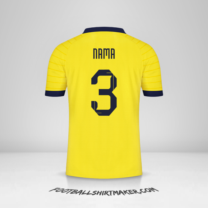 Jersey Ekuador 2023 -  nama - 3
