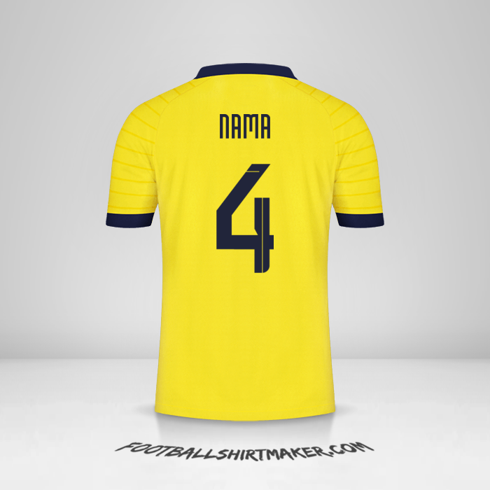 Jersey Ekuador 2023 -  nama - 4