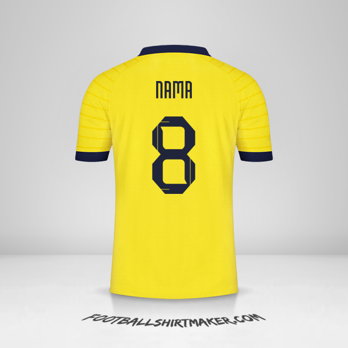Jersey Ekuador 2023 -  nama - 8