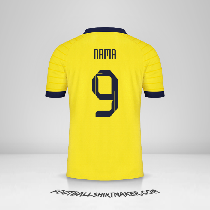 Jersey Ekuador 2023 -  nama - 9