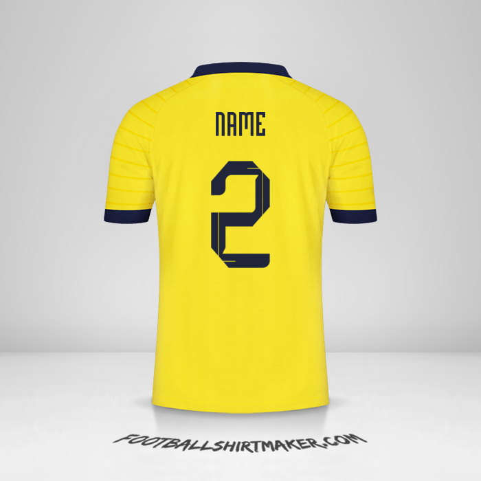 Shirt Ecuador 2023 -  name - 2