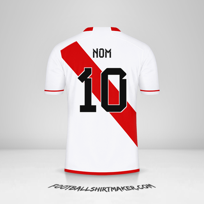 Maillot Pérou 2023 -  nom - 10