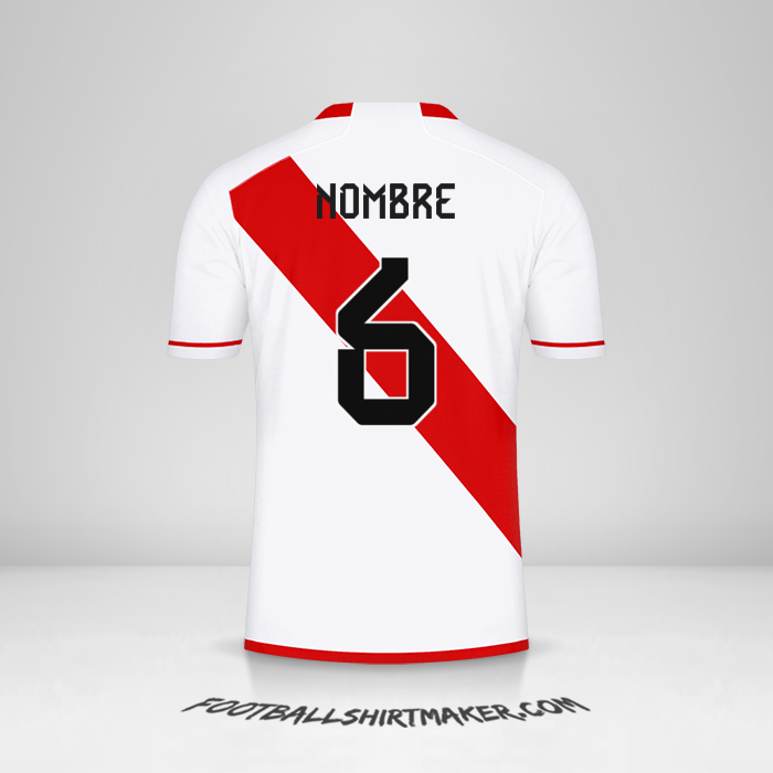 Jersey Peru 2023 -  nombre - 6