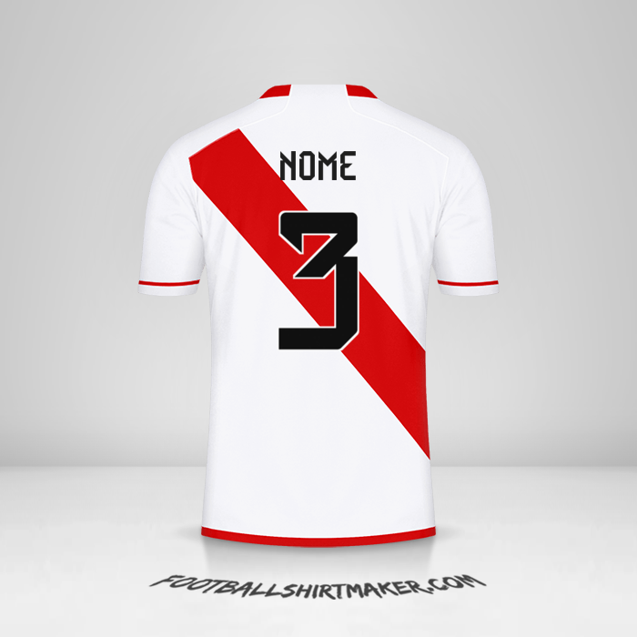 Camisola Peru 2023 -  nome - 3