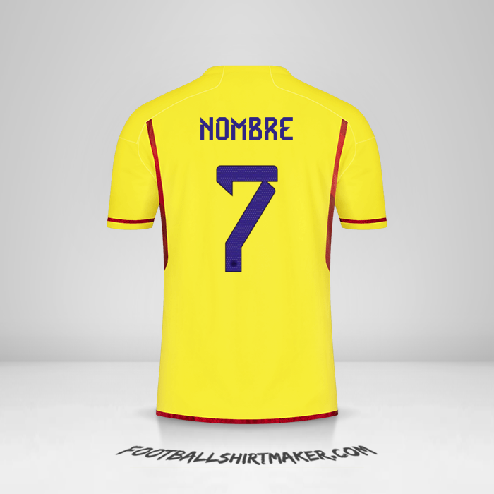 Camiseta Colombia 2022/2023 -  nombre - 7
