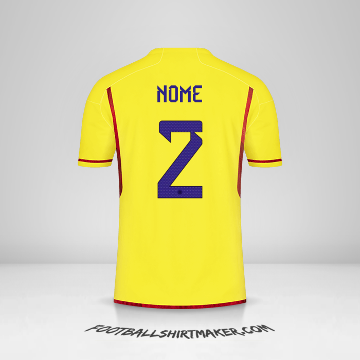 Maglia Colombia 2022/2023 -  nome - 2