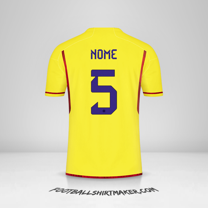 Maglia Colombia 2022/2023 -  nome - 5