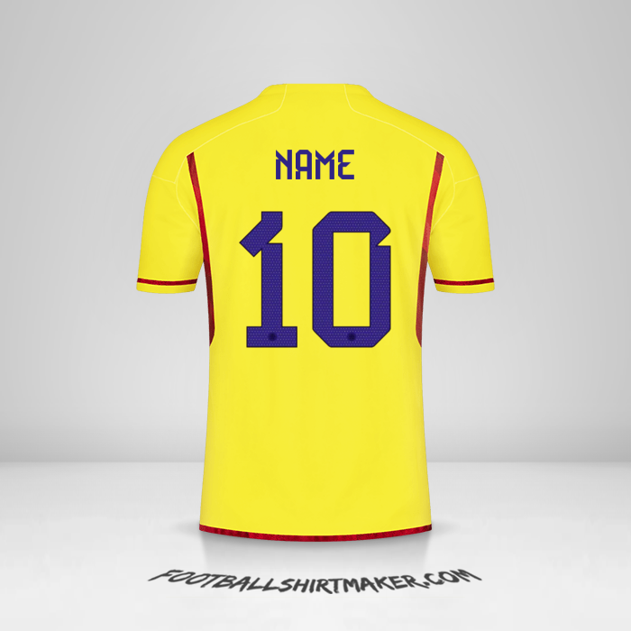 Trikot Kolumbien 2022/2023 -  name - 10