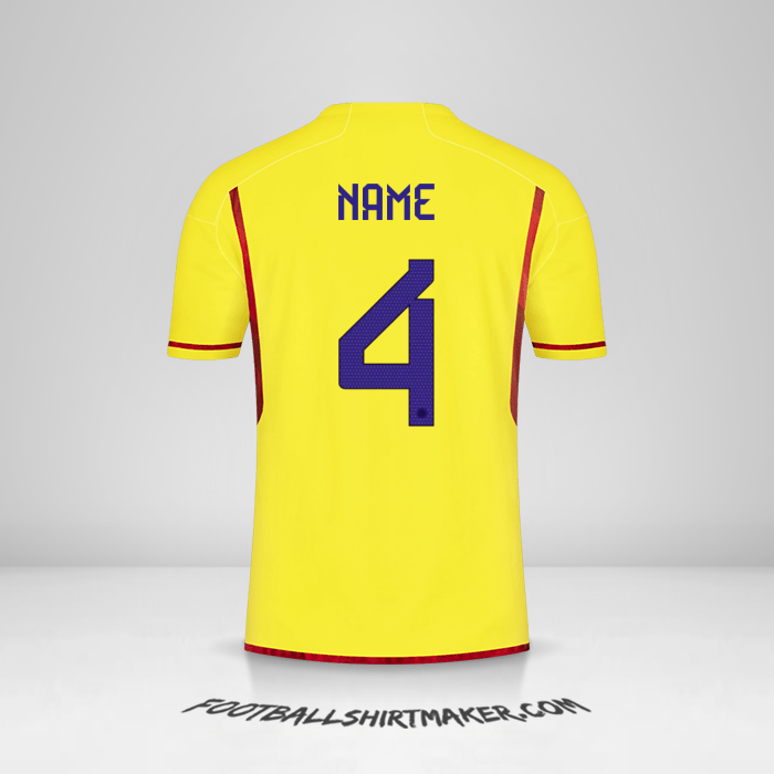 Shirt Colombia 2022/2023 -  name - 4