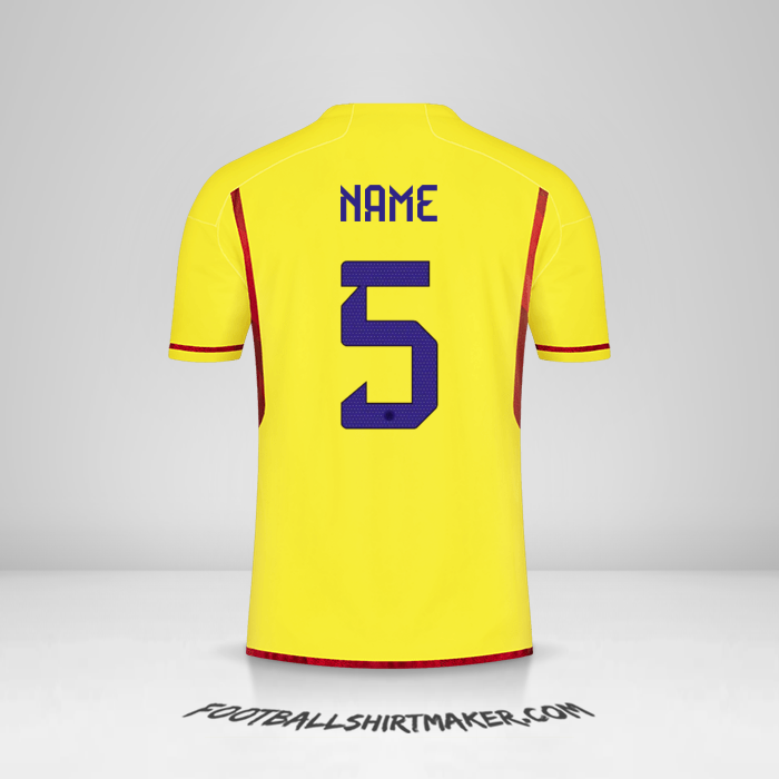 Shirt Colombia 2022/2023 -  name - 5