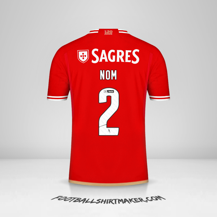 Maillot SL Benfica 2023/2024 -  nom - 2