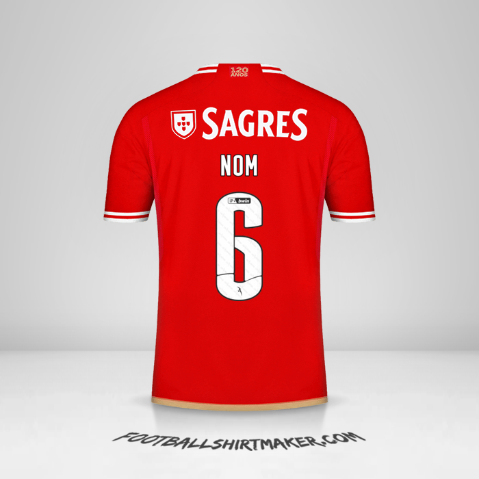 Maillot SL Benfica 2023/2024 -  nom - 6