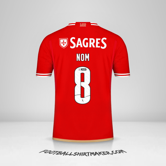 Maillot SL Benfica 2023/2024 -  nom - 8