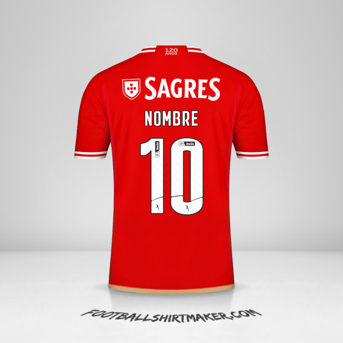 Jersey SL Benfica 2023/2024 -  nombre - 10
