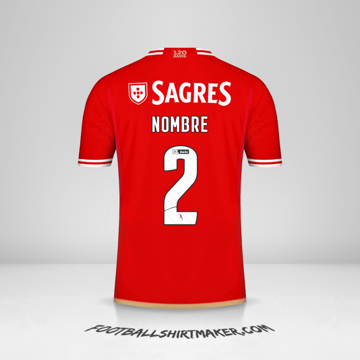 Camiseta SL Benfica 2023/2024 -  nombre - 2