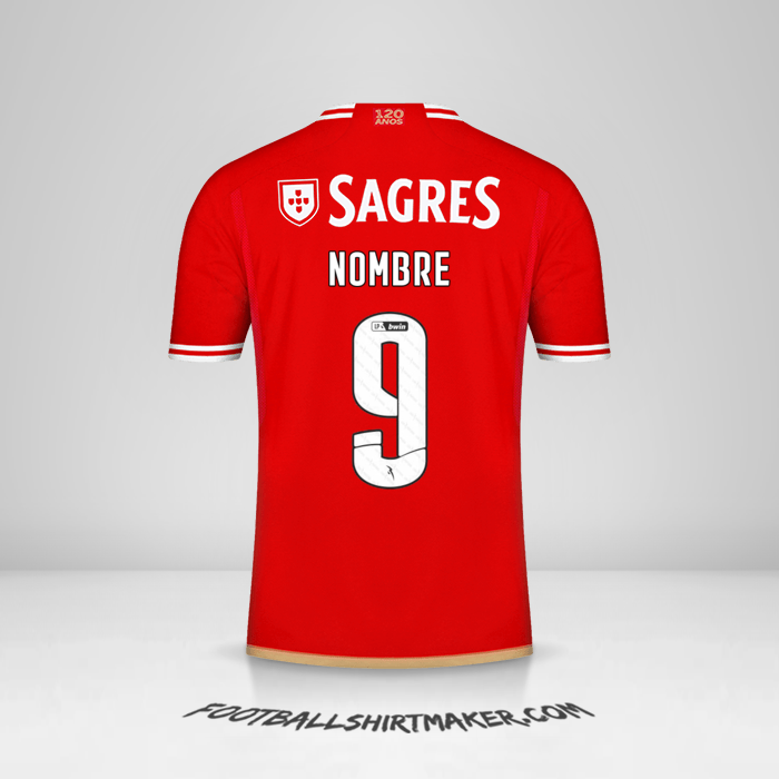 Camiseta SL Benfica 2023/2024 -  nombre - 9