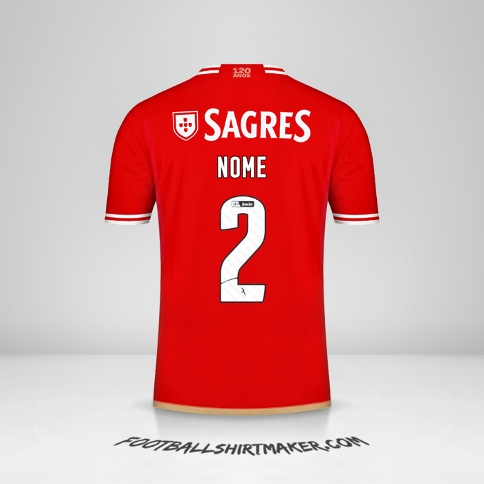 Maglia SL Benfica 2023/2024 -  nome - 2