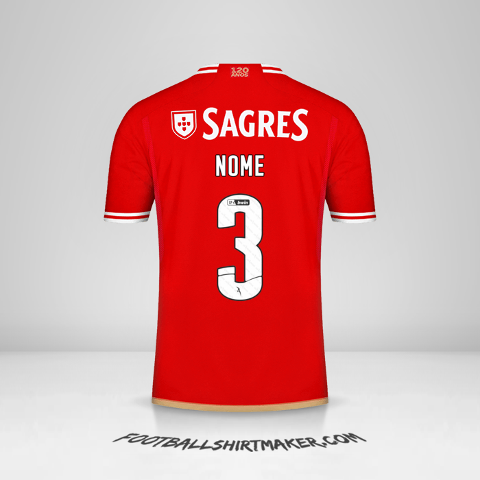 Maglia SL Benfica 2023/2024 -  nome - 3