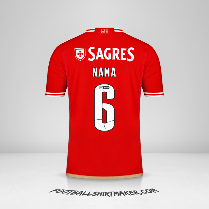 Jersey SL Benfica 2023/2024 -  nama - 6