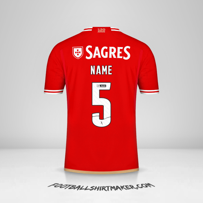 Jersey SL Benfica 2023/2024 -  name - 5