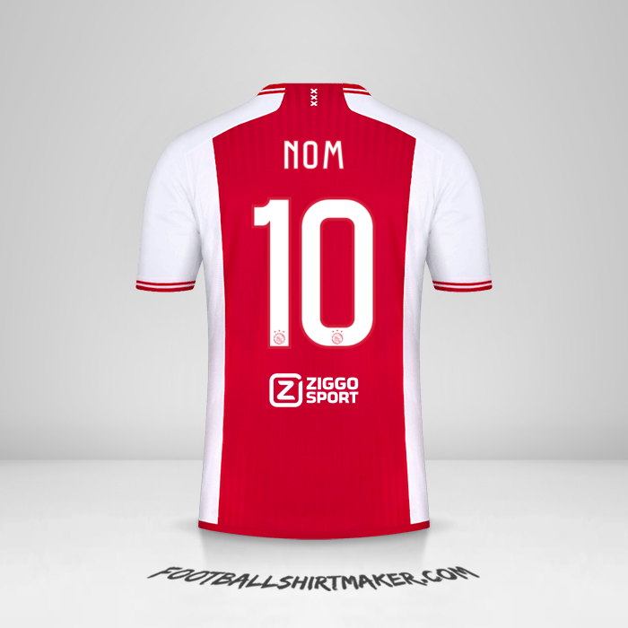 Maillot AFC Ajax 2023/2024 -  nom - 10