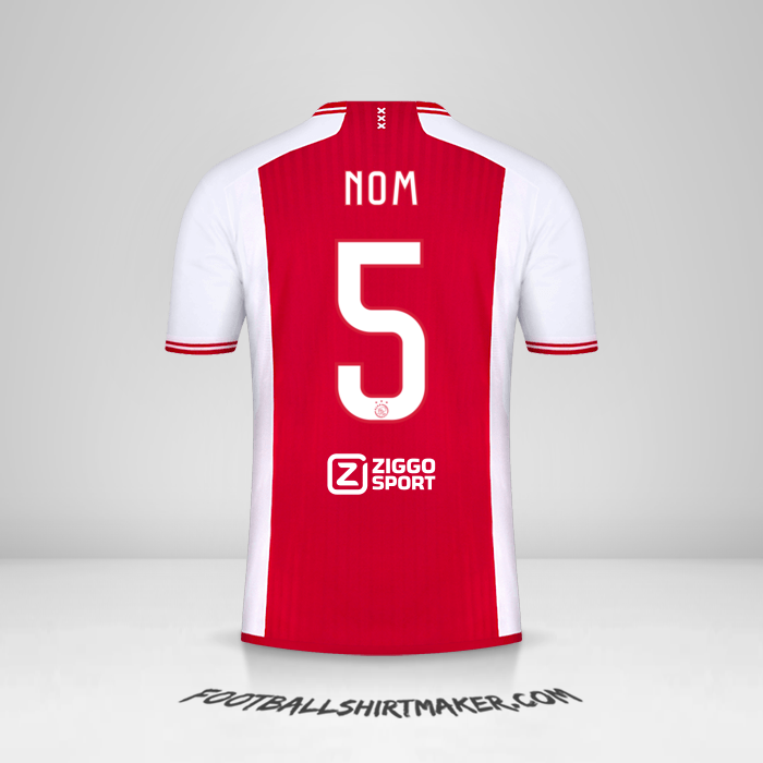 Maillot AFC Ajax 2023/2024 -  nom - 5