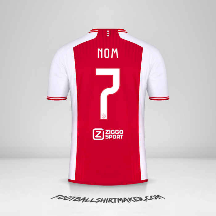 Maillot AFC Ajax 2023/2024 -  nom - 7