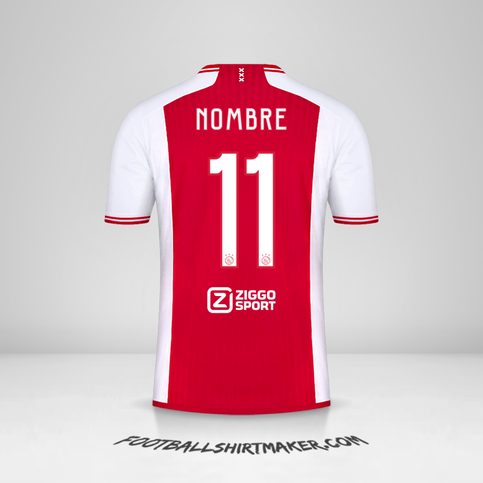 Camiseta AFC Ajax 2023/2024 -  nombre - 11