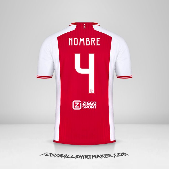 Camiseta AFC Ajax 2023/2024 -  nombre - 4