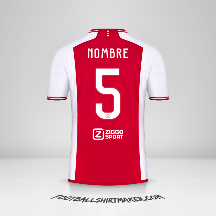 Camiseta AFC Ajax 2023/2024 -  nombre - 5