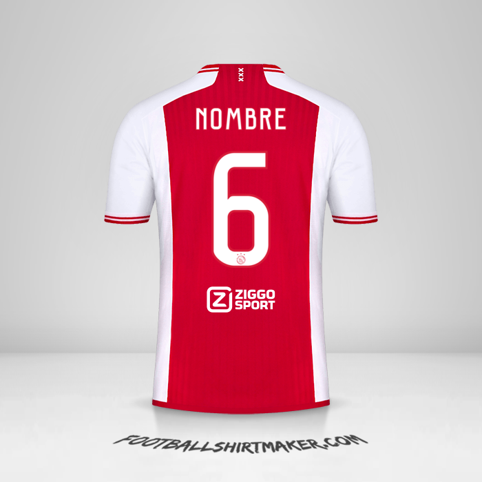 Camiseta AFC Ajax 2023/2024 -  nombre - 6