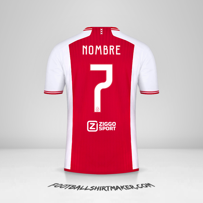 Jersey AFC Ajax 2023/2024 -  nombre - 7